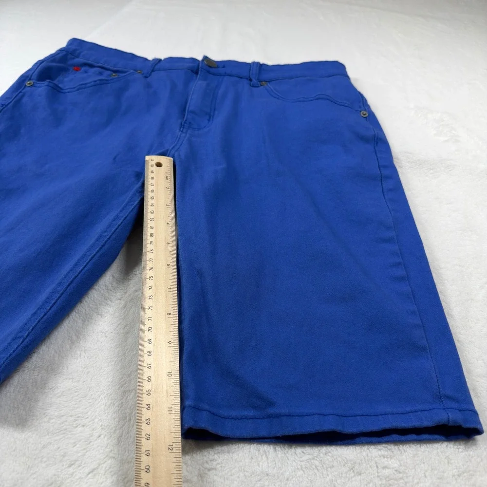 Spark Denim Shorts Mens W-36 Royal Blue Excellent Studio Collection USA Made